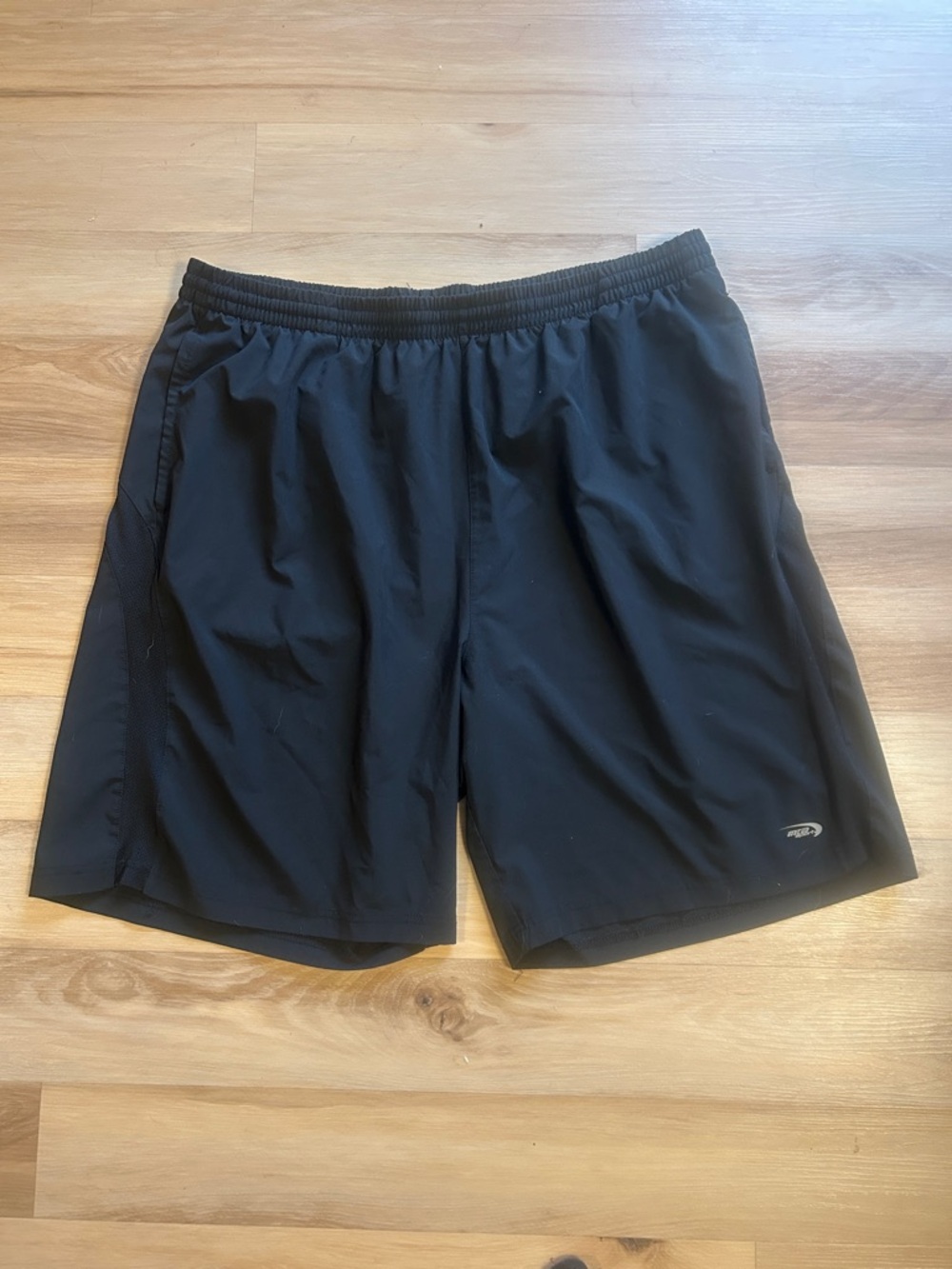 MTA Sport Black Men's Athletic Shorts with Elastic Waistband